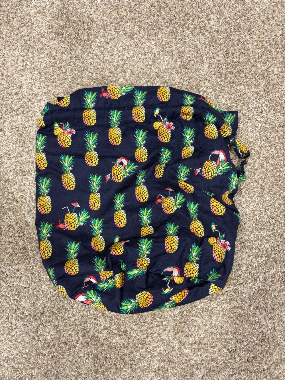 Vera Bradley ditty bag toucan party